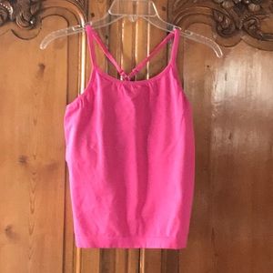 Hot Pink Women's Cami Tank Top - Sleeveless Strappy Style